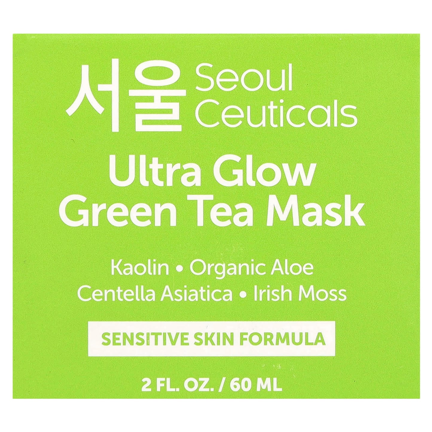 SeoulCeuticals, Ultra Glow Green Tea Beauty Mask, 2 fl oz (60 ml) - Image 2