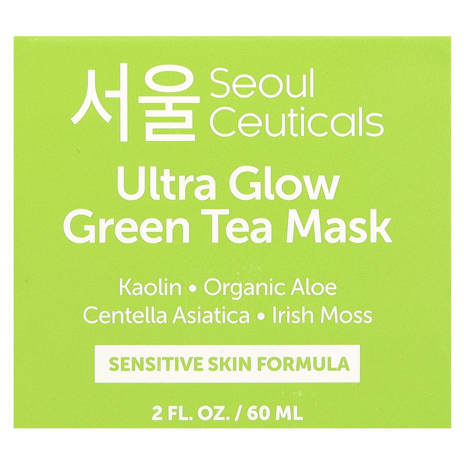 SeoulCeuticals, Ultra Glow Green Tea Beauty Mask, 2 fl oz (60 ml) - Image 2