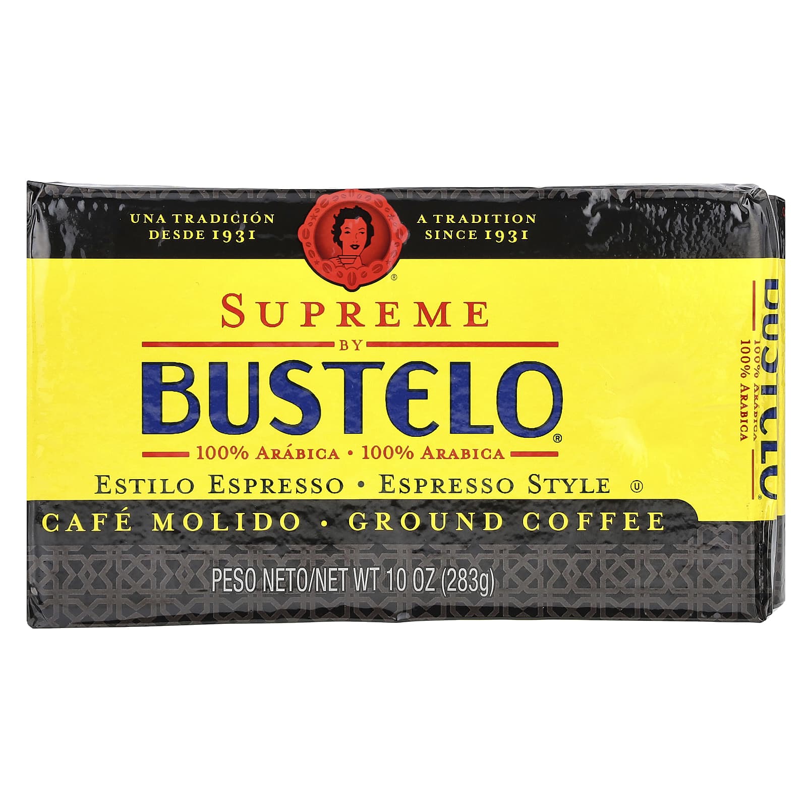 Café Bustelo Supreme Espresso Style Ground Coffee, 10 oz - Image 1