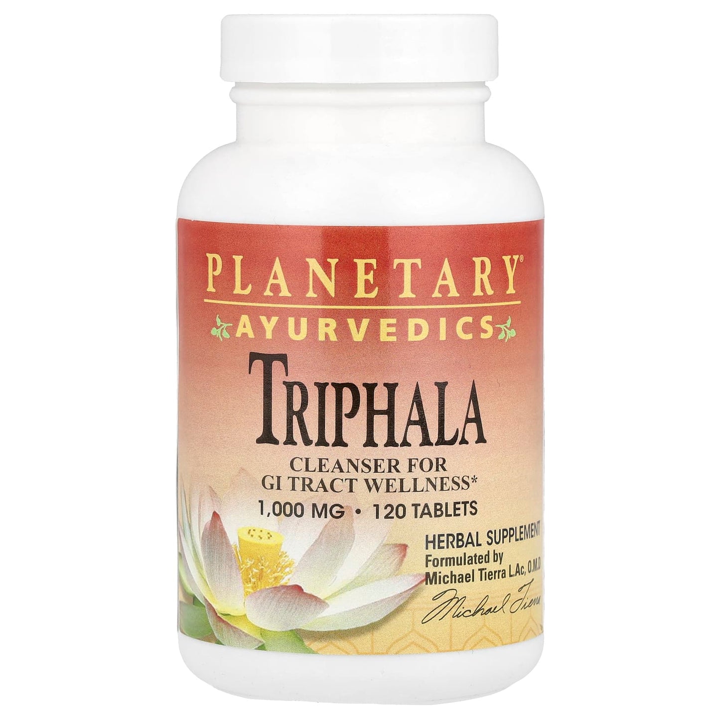 Planetary Herbals, Ayurvedics, Triphala, 120 Tablets (1,000 mg Per Tablet) - Image 1
