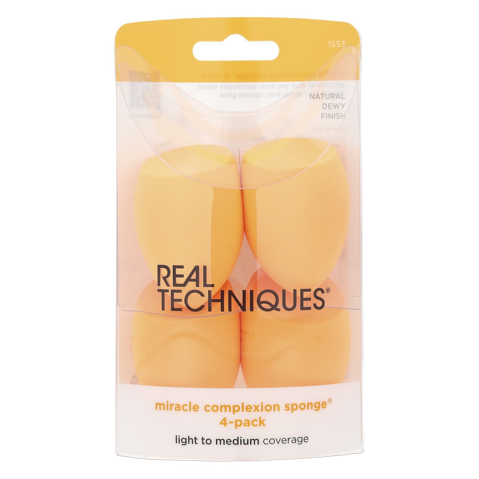 Real Techniques, Miracle Complexion Sponge®, 4 Pack - Image 2
