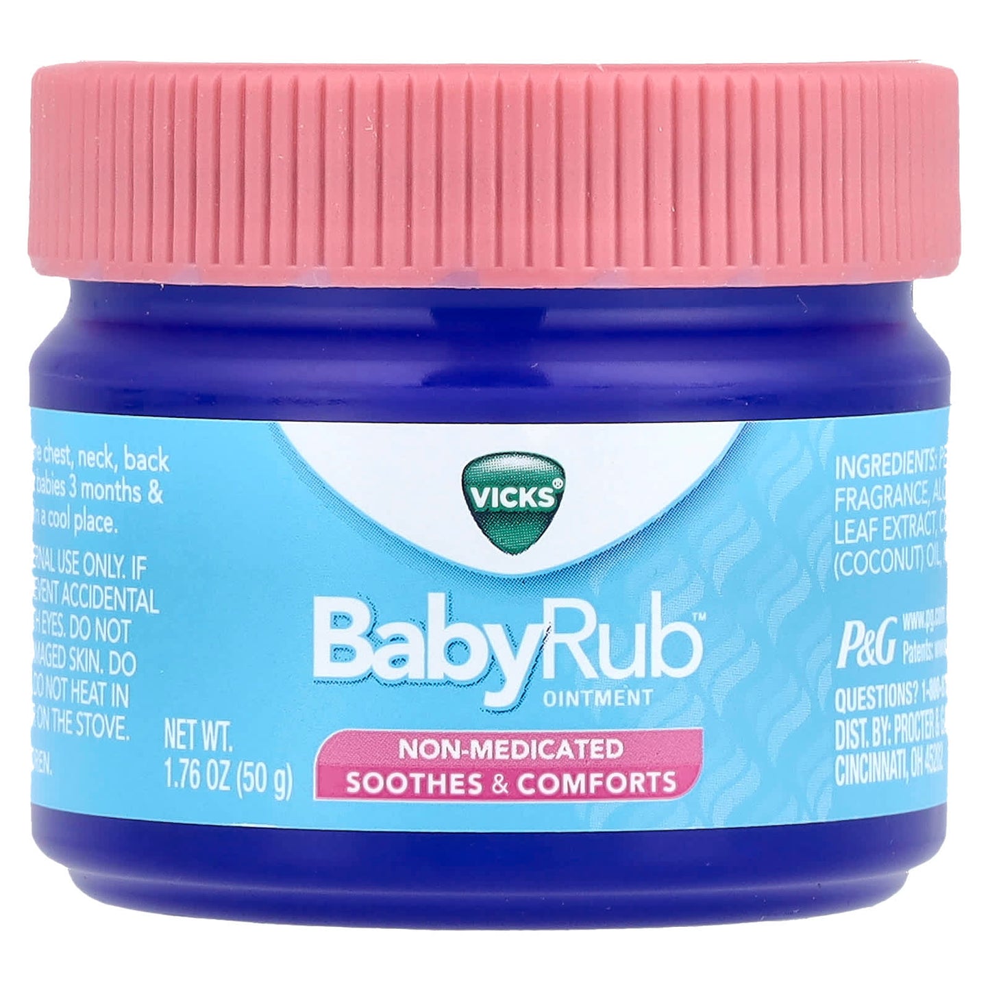 Vicks, Baby Rub™ Ointment, 3+ Months , 1.76 oz (50 g) - Image 1