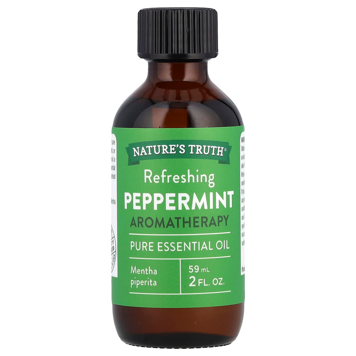 Nature's Truth, Pure Essential Oil, Refreshing Peppermint, 2 fl oz (59 ml) - Image 1