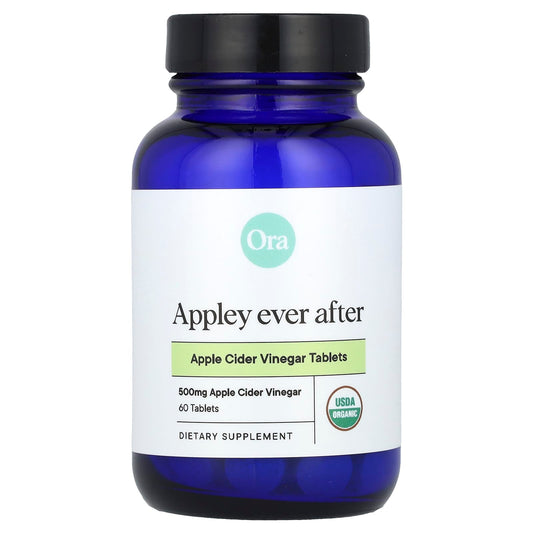 Ora, Appley Ever After, Apple Cider Vinegar, 60 Tablets - Image 1