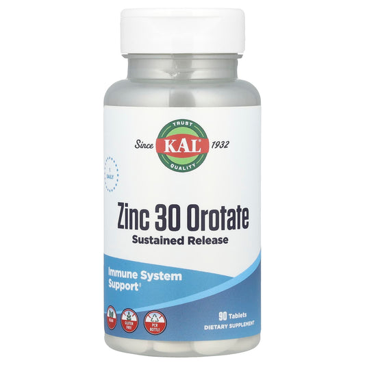 Boost Your Immunity with KAL Zinc 30 Orotate - 90 Tablets - Image 1