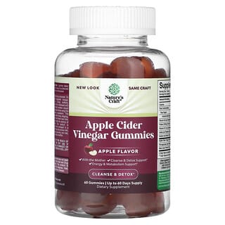 Nature's Craft Apple Cider Vinegar Gummies for Energy & Metabolism