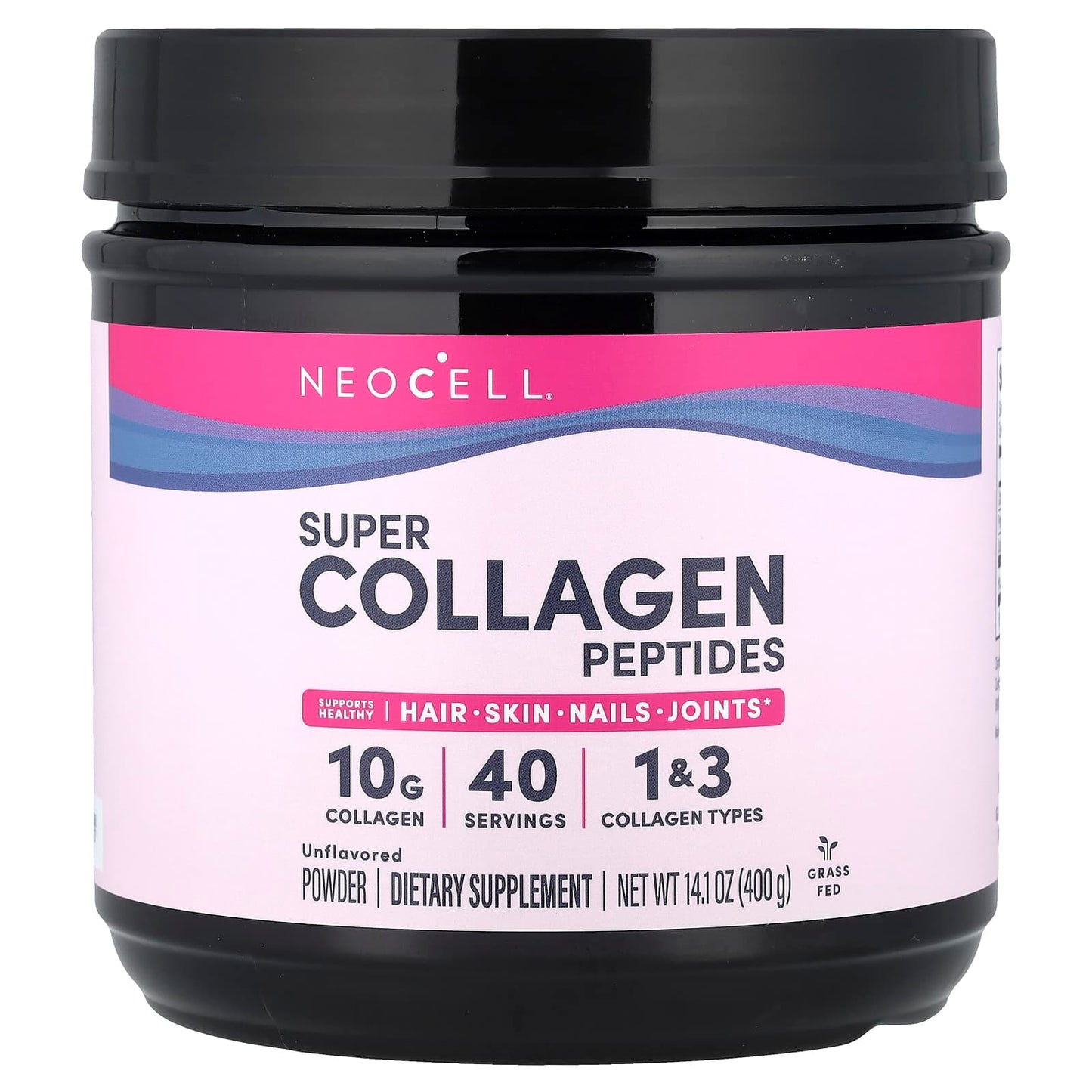 NeoCell, Super Collagen Peptides, Unflavored, 14.1 oz (400 g) - Image 1