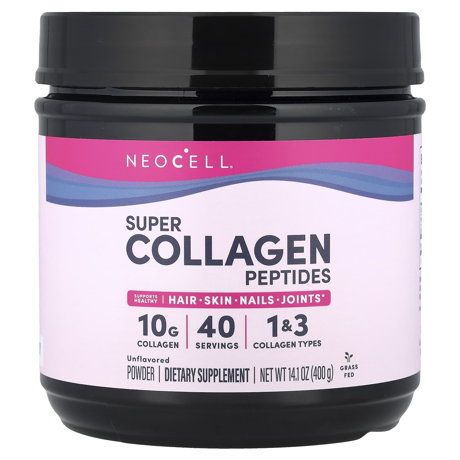 NeoCell, Super Collagen Peptides, Unflavored, 14.1 oz (400 g) - Image 1