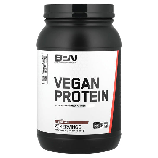 BPN Vegan Chocolate Protein Powder - Build Muscle Naturally - Image 1