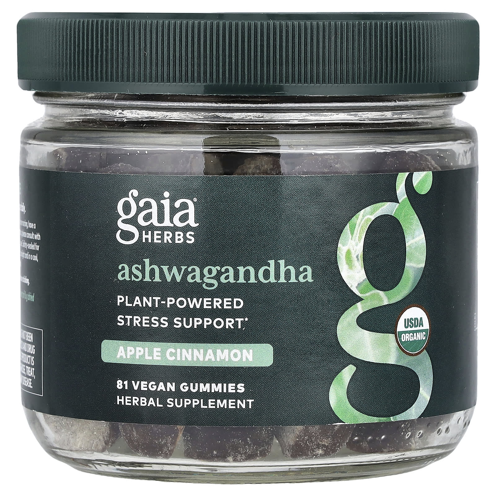 Organic Ashwagandha Gummies by Gaia Herbs, Stress Relief & Focus - Image 1