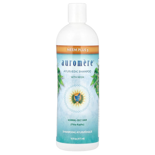 Ayurvedic Neem Shampoo by Auromere for Normal Oily Hair - Image 1