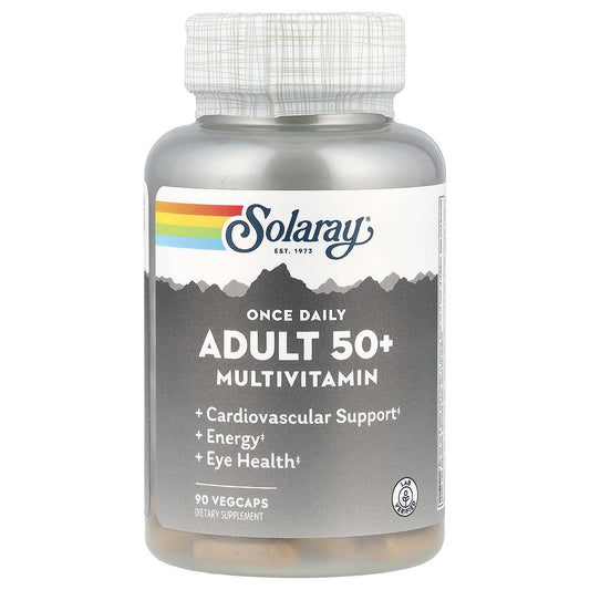Solaray, Once Daily Adult 50+ Multivitamin,  90 VegCaps - Image 1