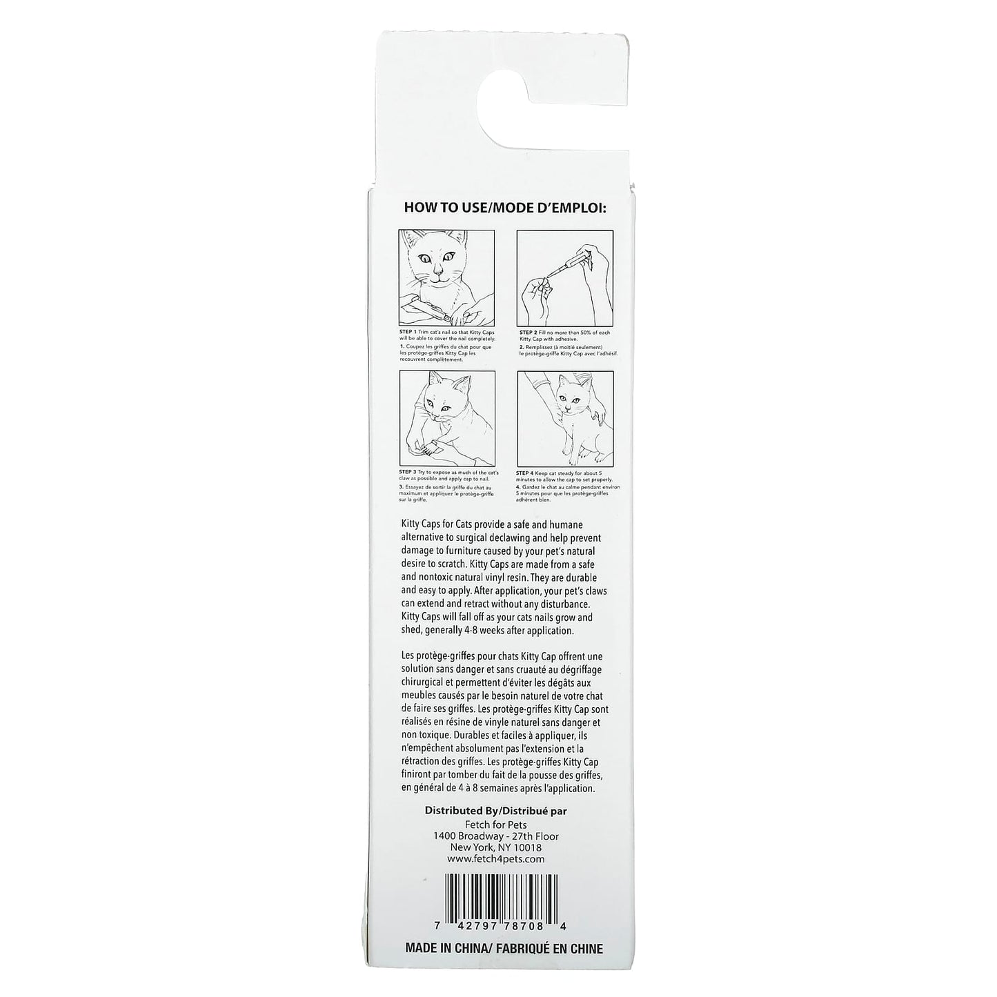 Kitty Caps, Nail Caps Kit, Medium, Spring Green with Glitter, Ultra Violet, 44 Piece Kit - Image 2