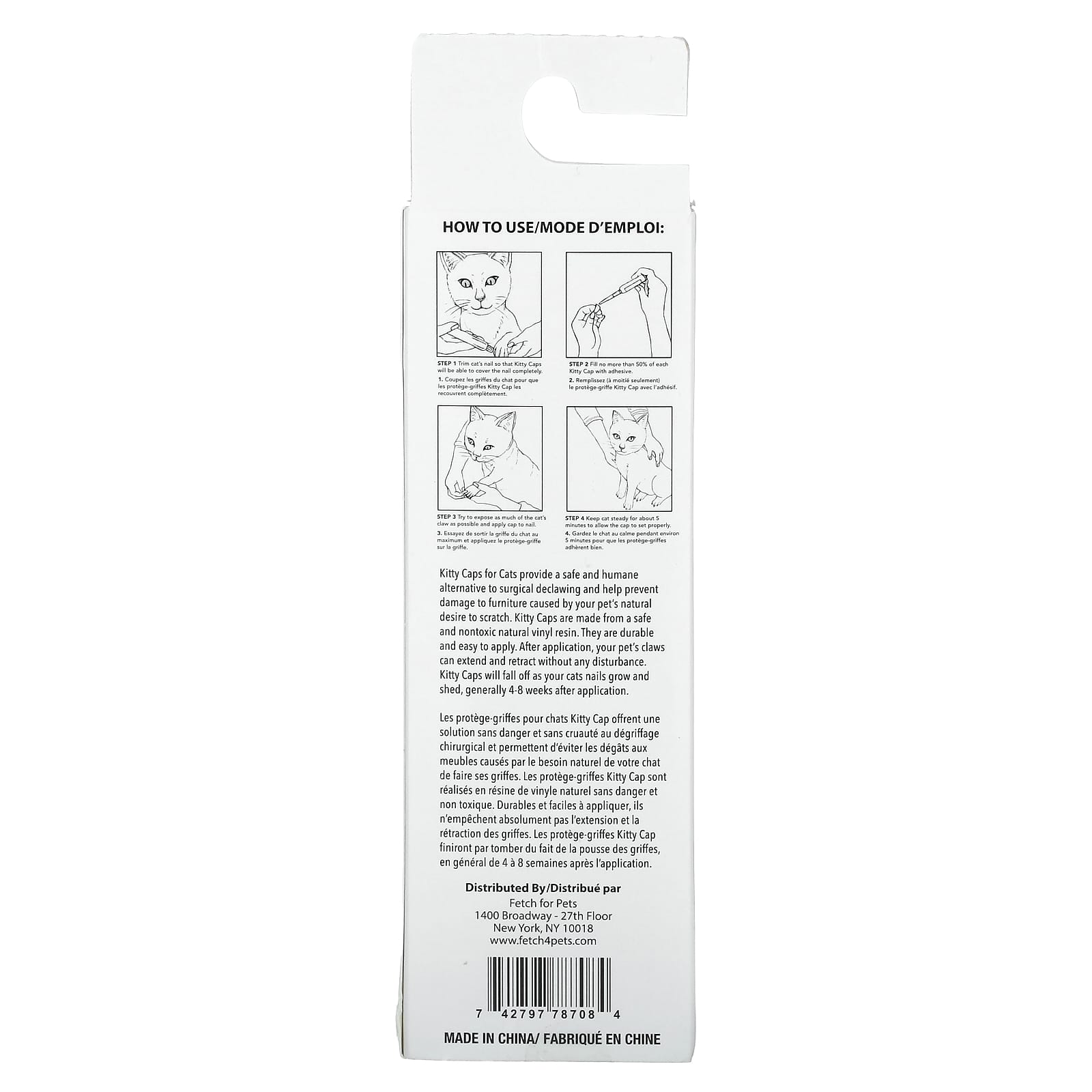 Kitty Caps, Nail Caps Kit, Medium, Spring Green with Glitter, Ultra Violet, 44 Piece Kit - Image 2