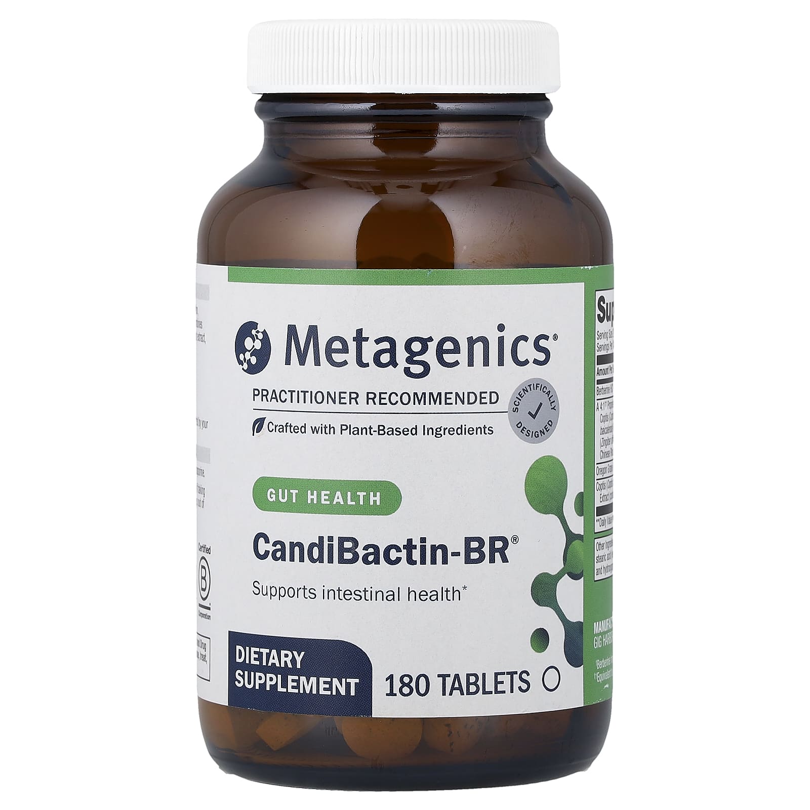 Metagenics, CandiBactin-BR®, 180 Tablets - Image 1
