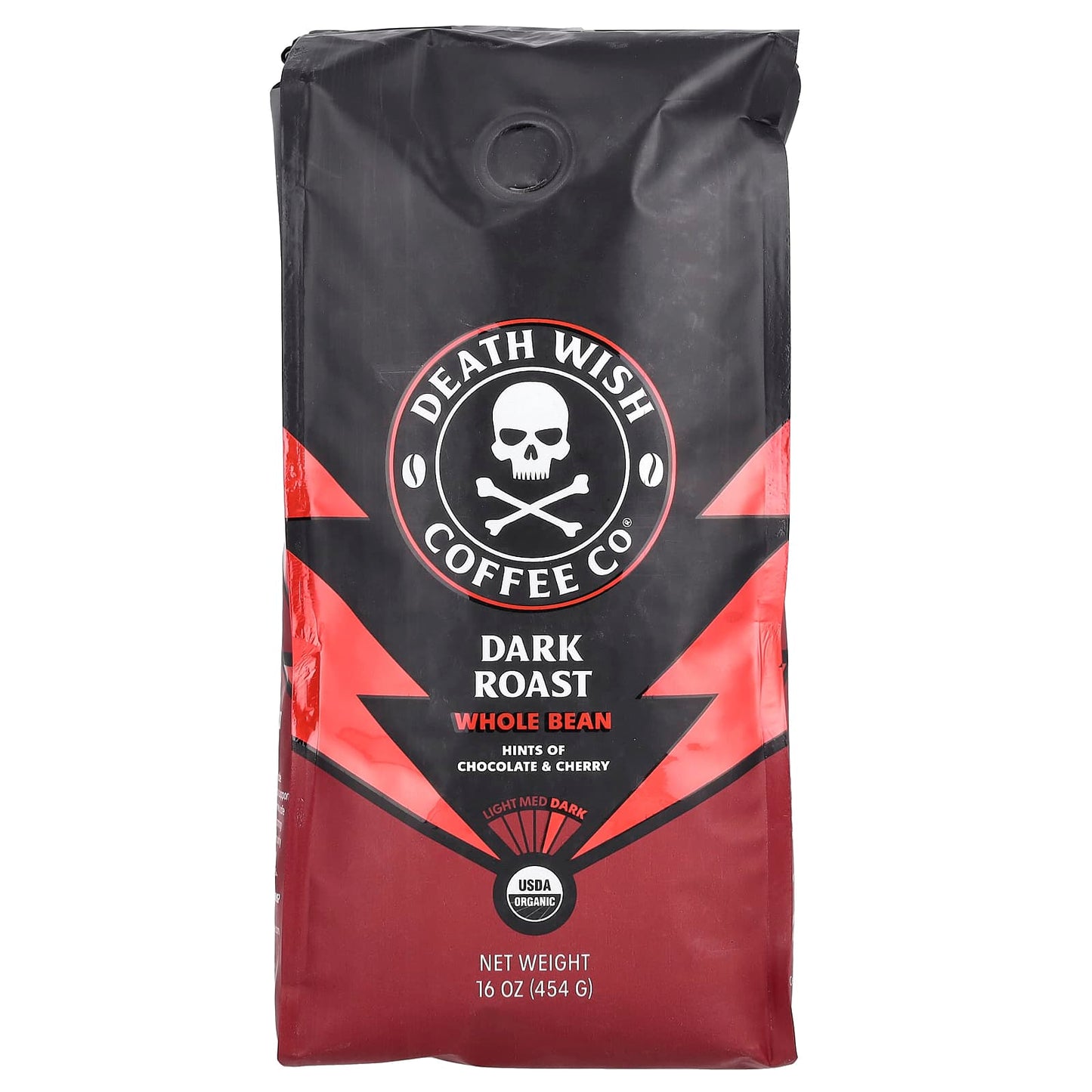 Death Wish Coffee, USDA Organic, Dark Roast, Fair Trade, 16 oz - Image 1