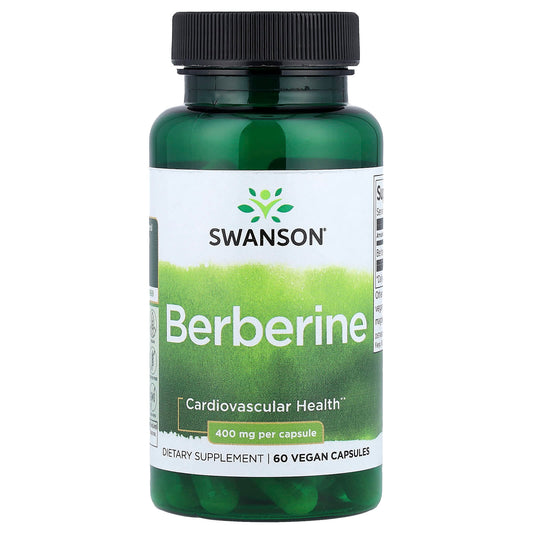 Swanson, Berberine, 400 mg, 60 Vegan Capsules - Image 1