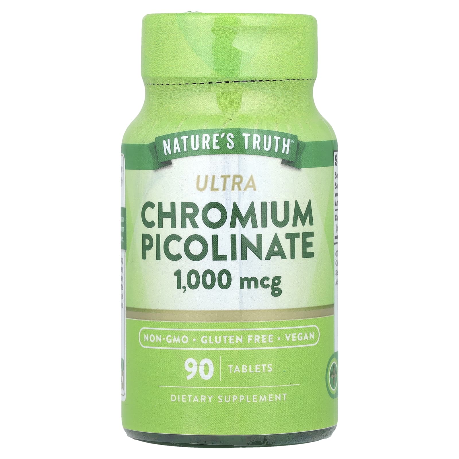 Nature's Truth, Ultra Chromium Picolinate, 1,000 mcg, 90 Tablets - Image 1