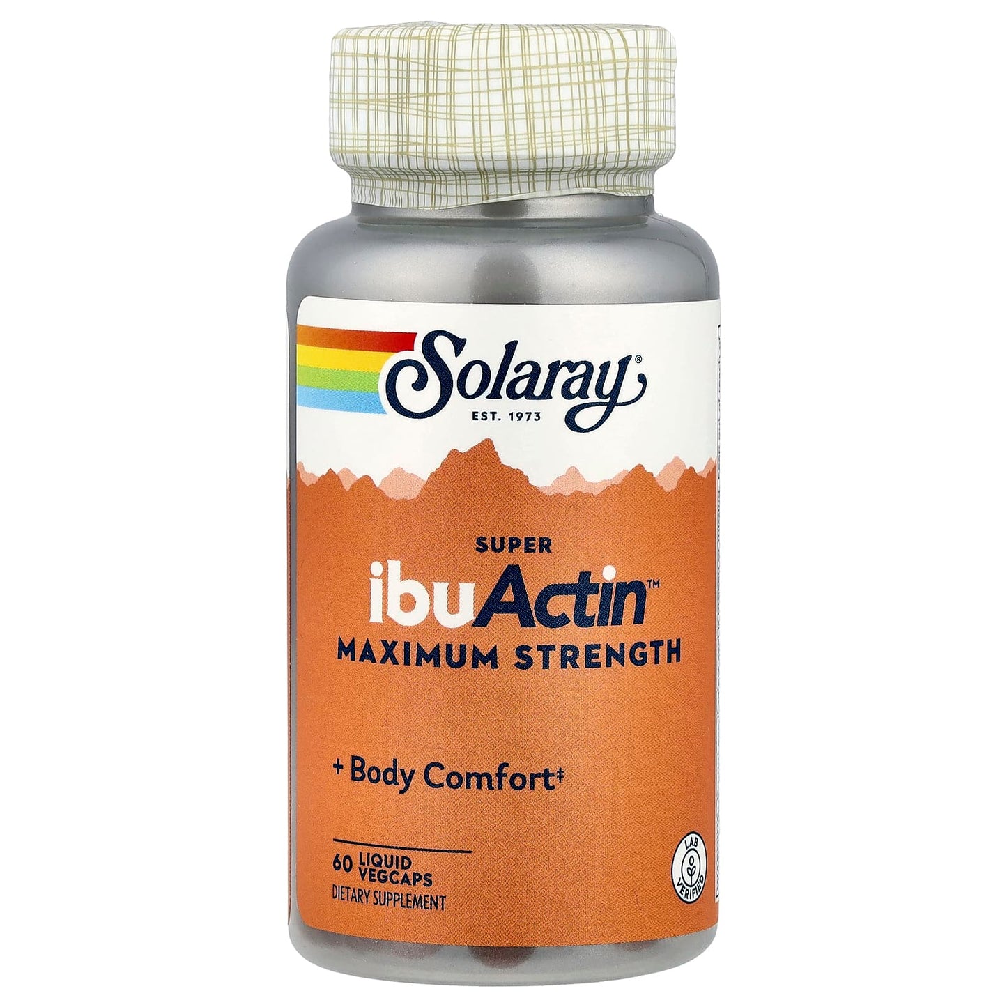 Solaray, Super IbuActin™, Maximum Strength, 60 Liquid VegCaps - Image 1