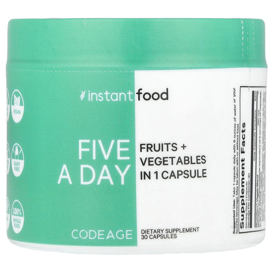 CodeAge Five A Day: Fruits + Vegetables in 1 Convenient Capsule - Image 1