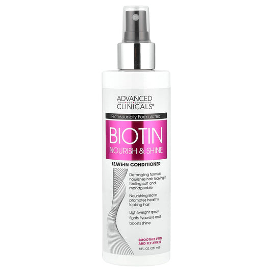Advanced Clinicals Biotin Leave-In Conditioner 8fl oz (237ml) - Image 1