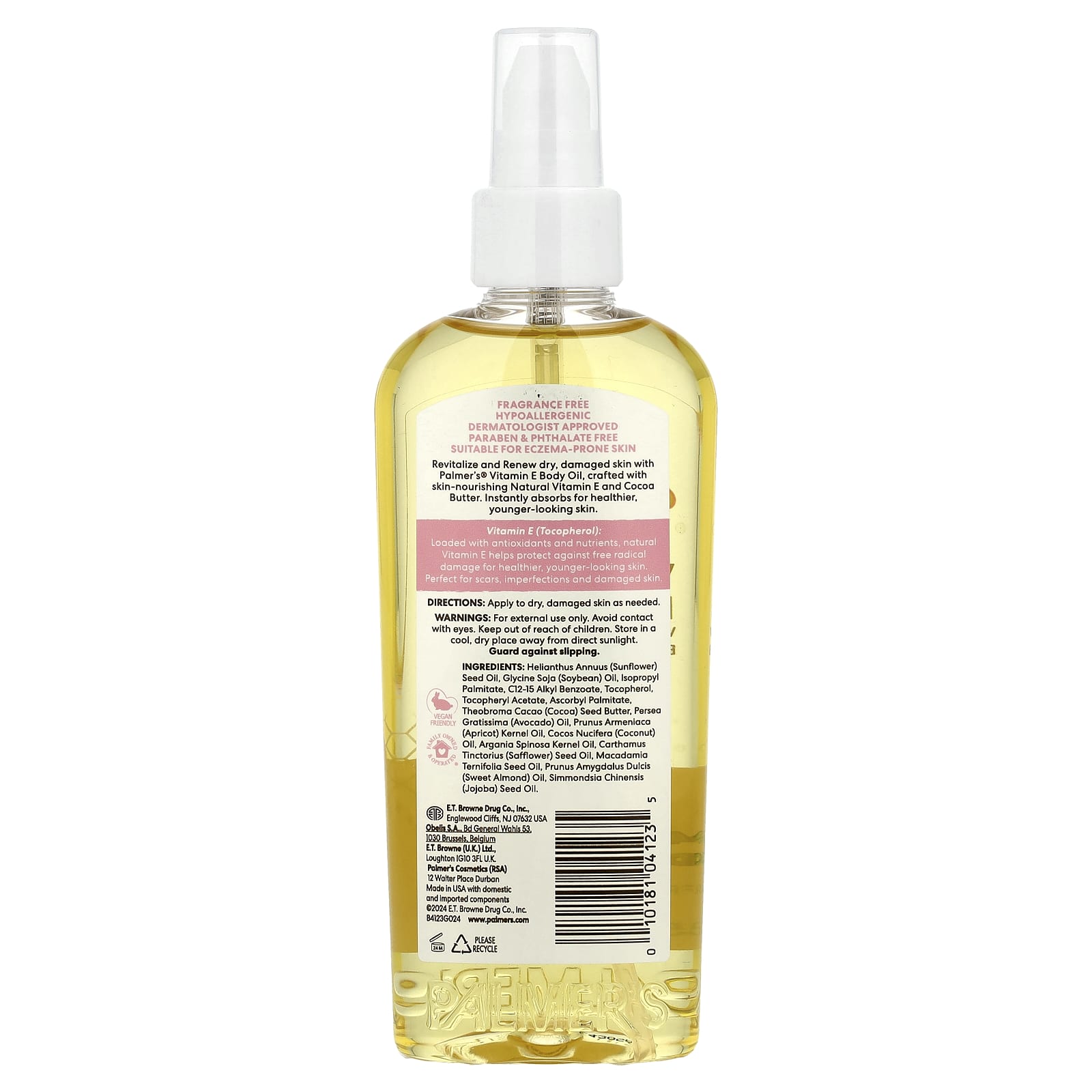 Palmer's, Vitamin E™ Body Oil, Fragrance Free, 5.1 fl oz (150 ml) - Image 2