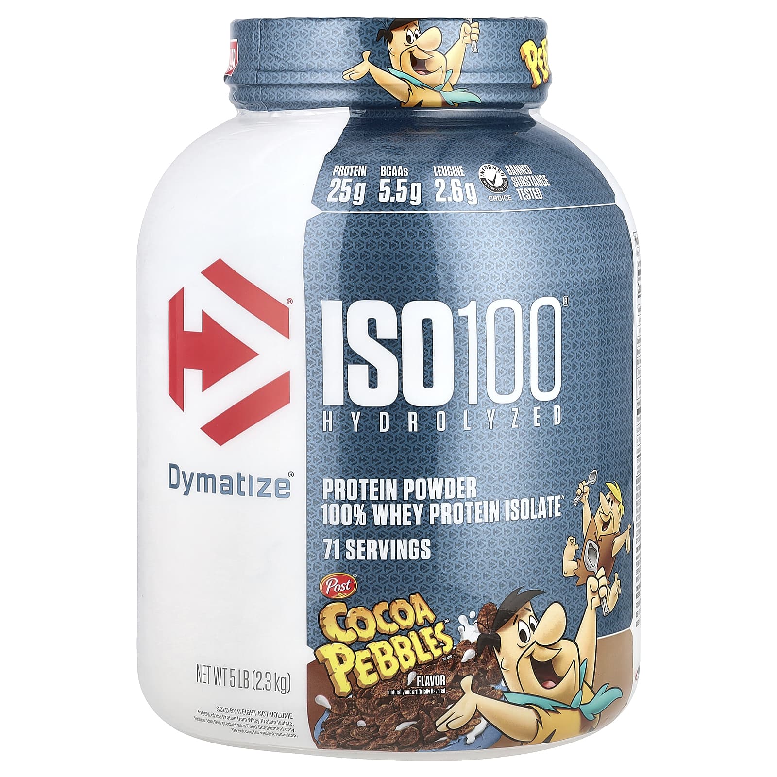 Dymatize ISO100 Hydrolyzed Protein Powder - 5lb - Fast Absorbing & Lean Muscle - Image 1