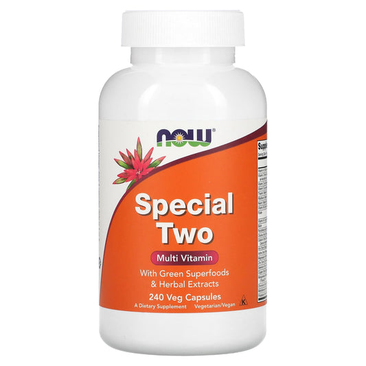 NOW Foods, Special Two, Multi Vitamin, 240 Veg Capsules - Image 1