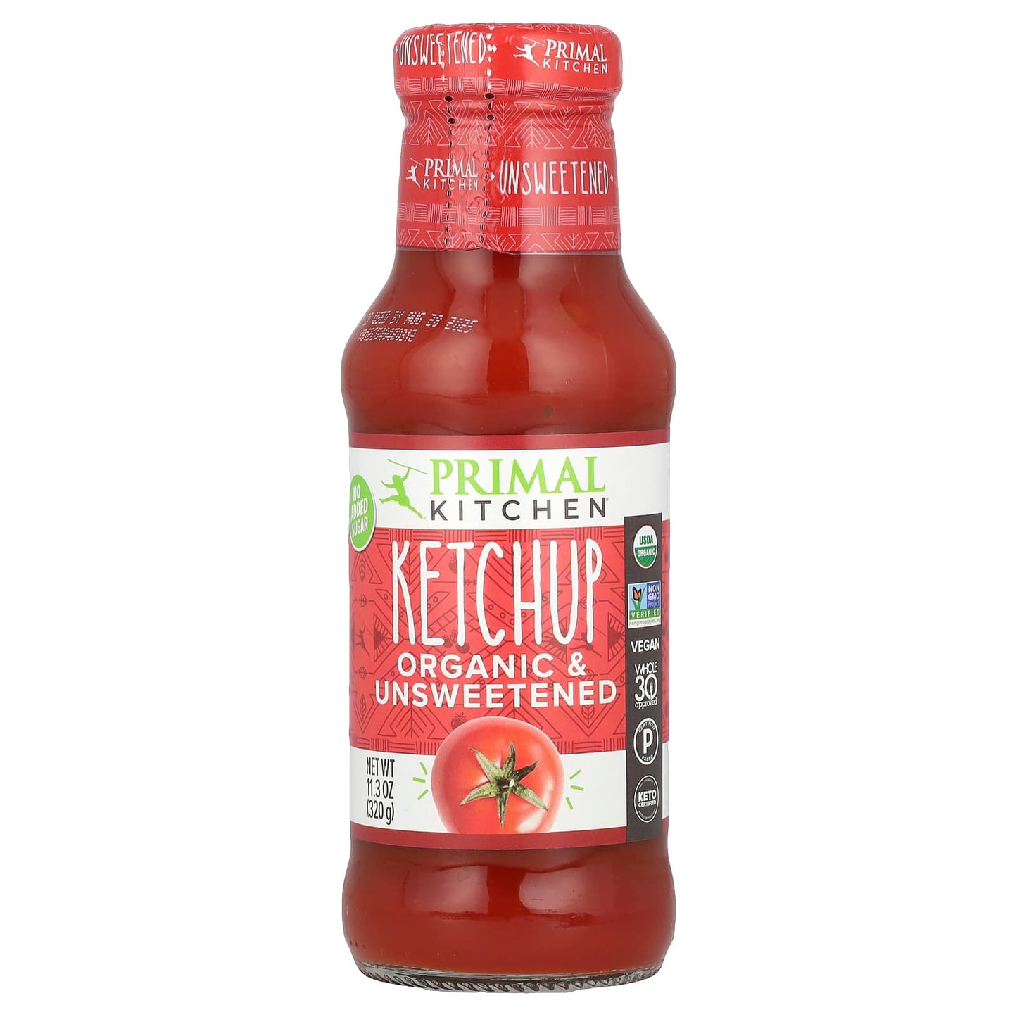 Primal Kitchen, Organic Ketchup, Unsweetened, 11.3 oz (320 g) - Image 1