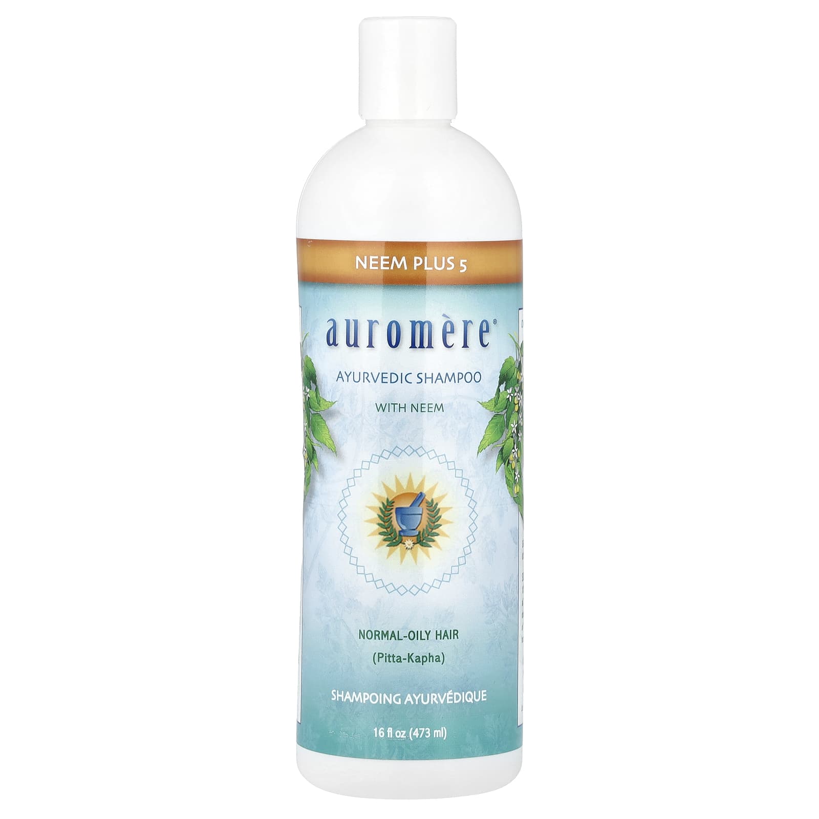 Ayurvedic Neem Shampoo by Auromere for Normal Oily Hair - Image 1