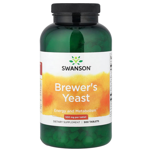 Swanson, Brewer's Yeast, 500 Tablets - Image 1