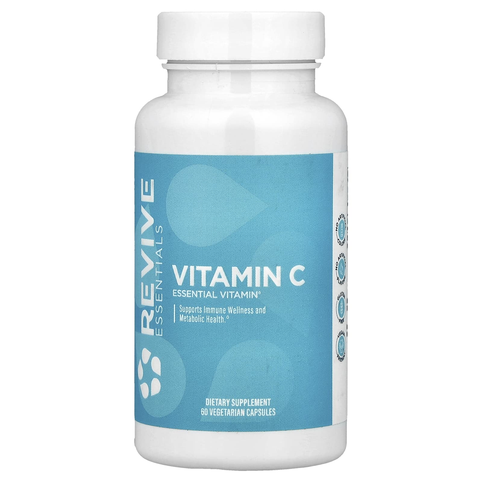 Revive, Vitamin C, 60 Vegetarian Capsules (0.5 g per Capsule) - Image 1