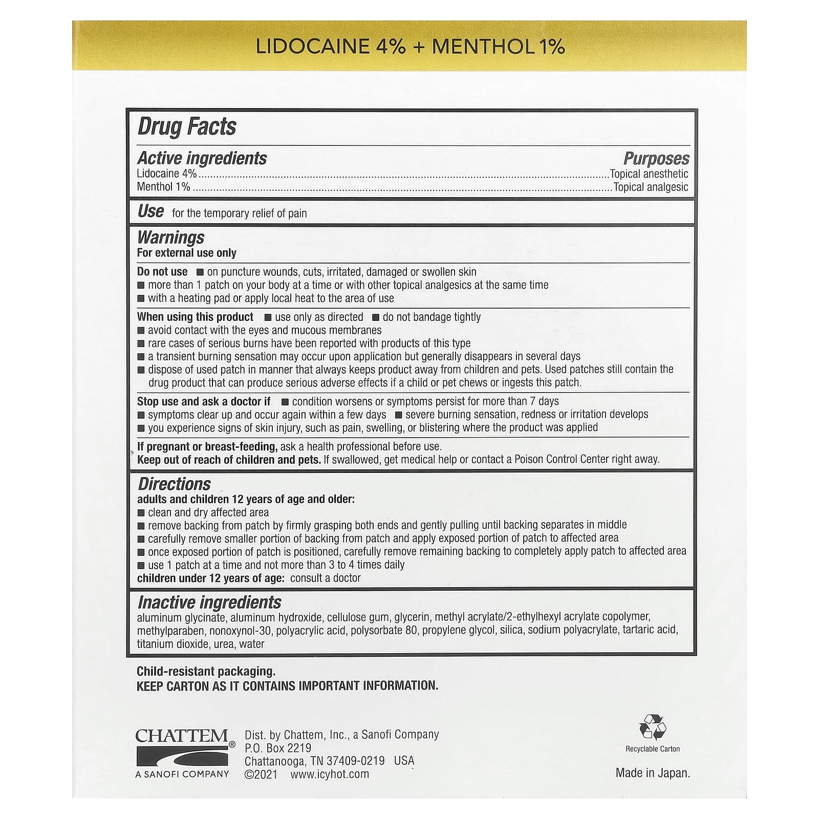 Fast, Targeted Relief with Icy Hot Lidocaine Pain Relief Patches - Image 2