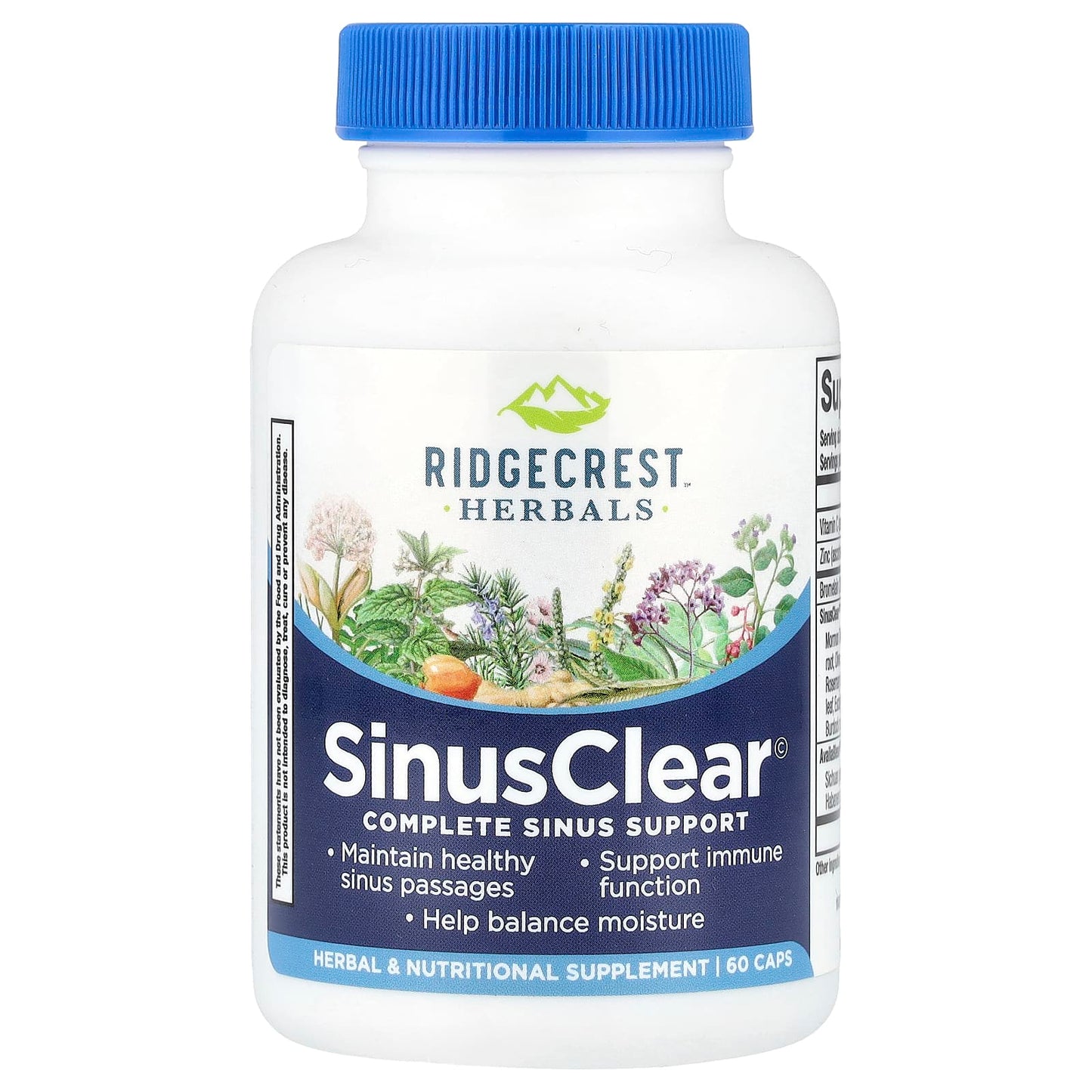RidgeCrest Herbals, SinusClear©, 60 Capsules - Image 1
