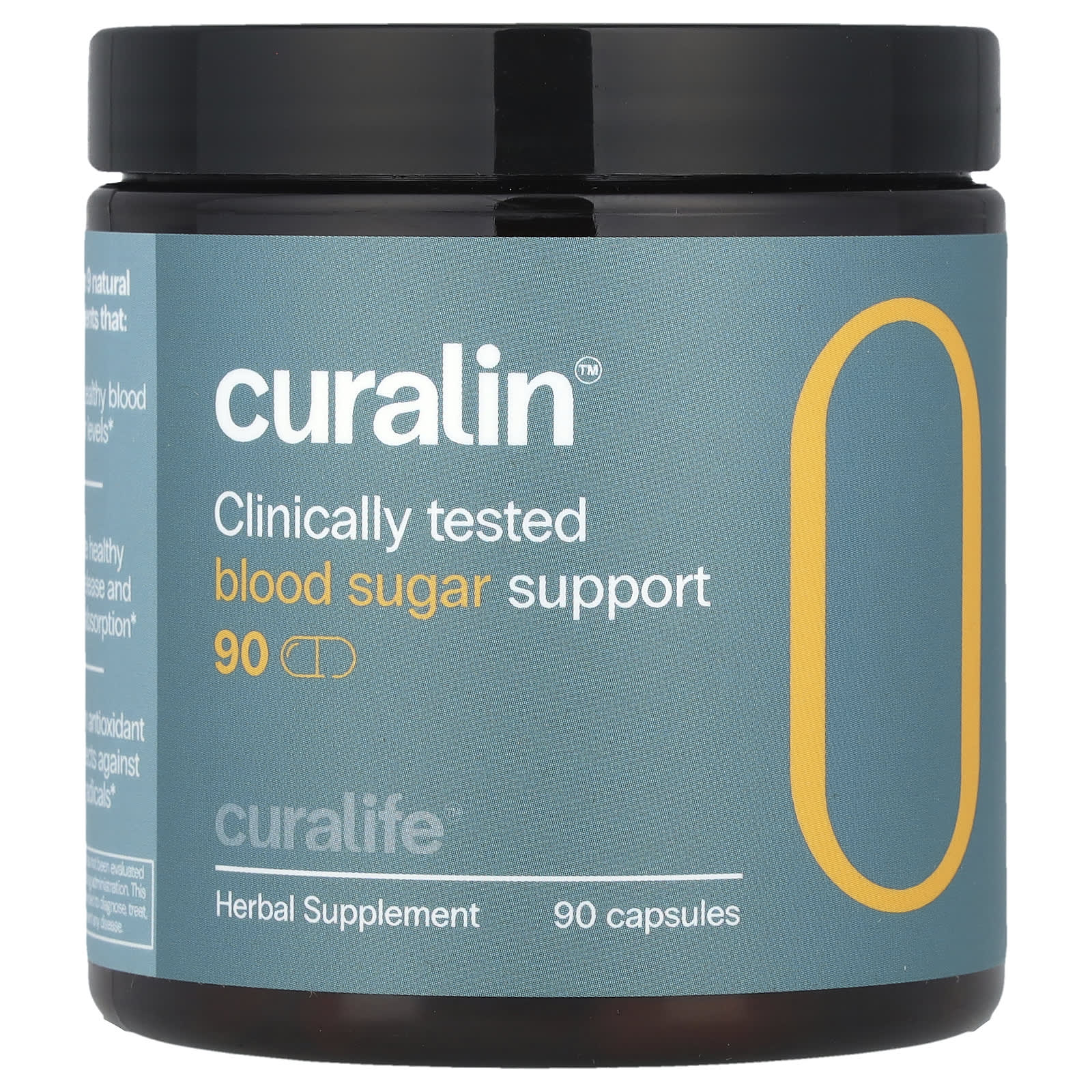 CuraLife Curalin Blood Sugar Support 90 Capsules - Image 1