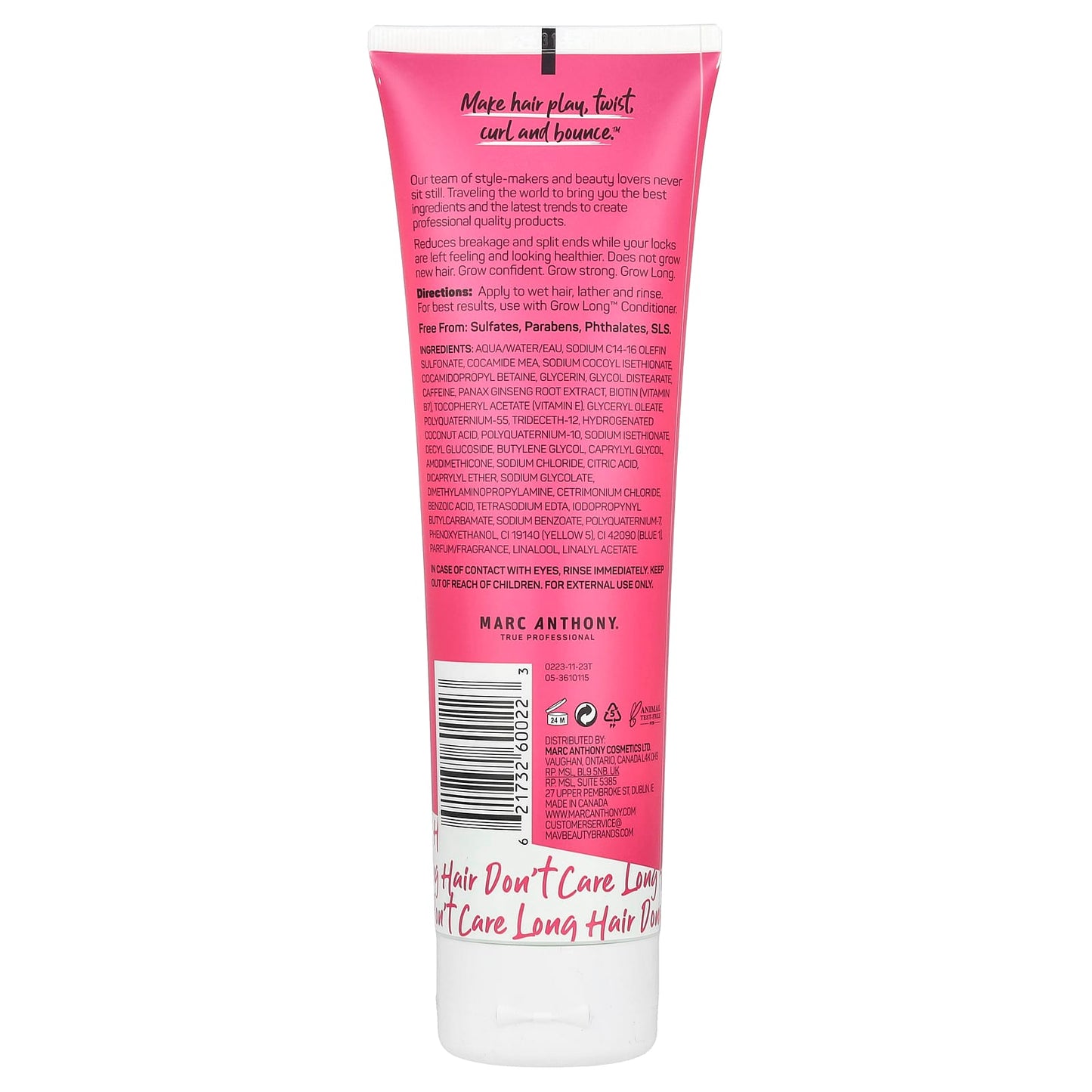 Marc Anthony, Grow Long™, Super Fast Strength Shampoo, Caffeine + Ginseng, 8.45 fl oz (250 ml) - Image 2