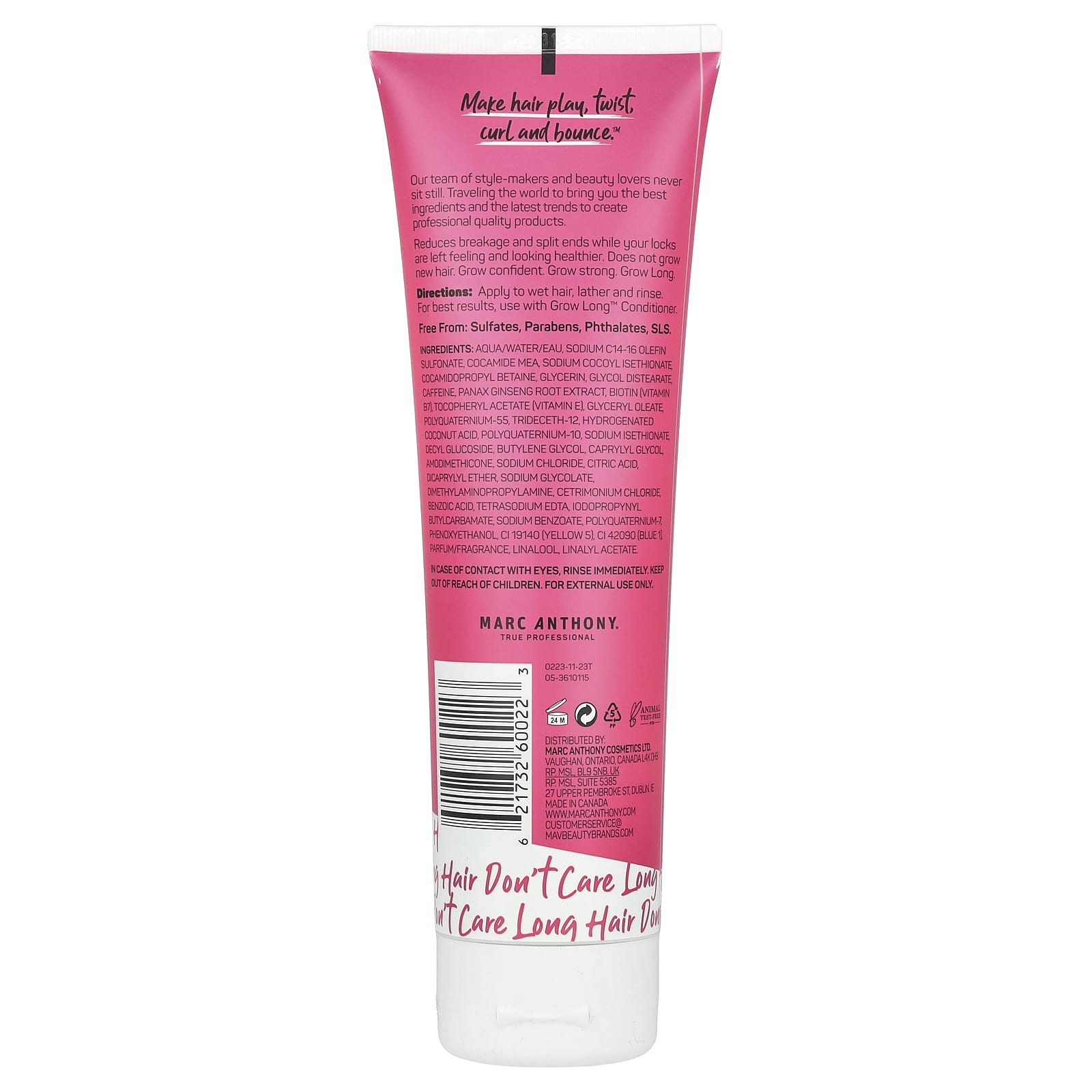 Marc Anthony, Grow Long™, Super Fast Strength Shampoo, Caffeine + Ginseng, 8.45 fl oz (250 ml) - Image 2