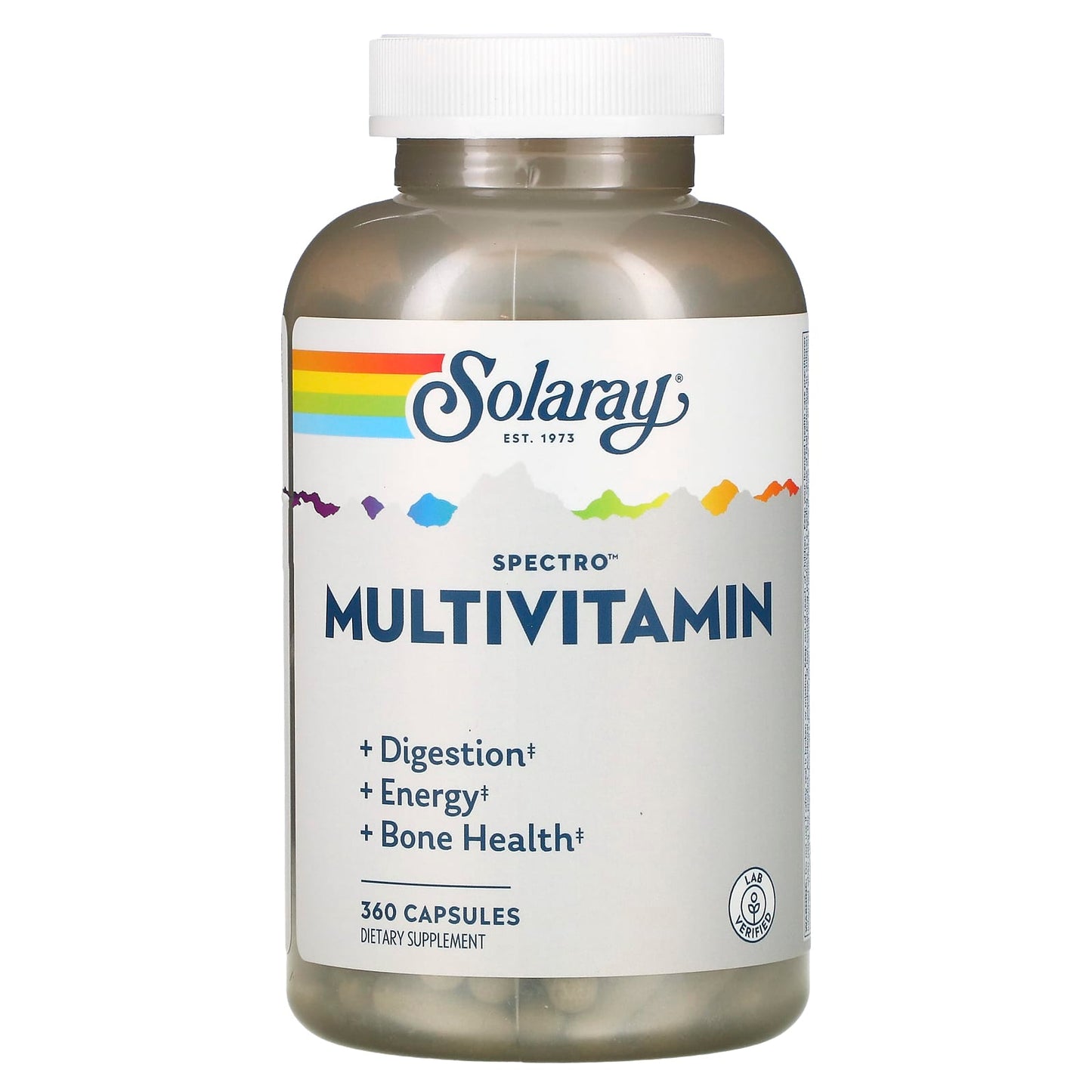 Solaray, Spectro Multivitamin, 360 Capsules - Image 1