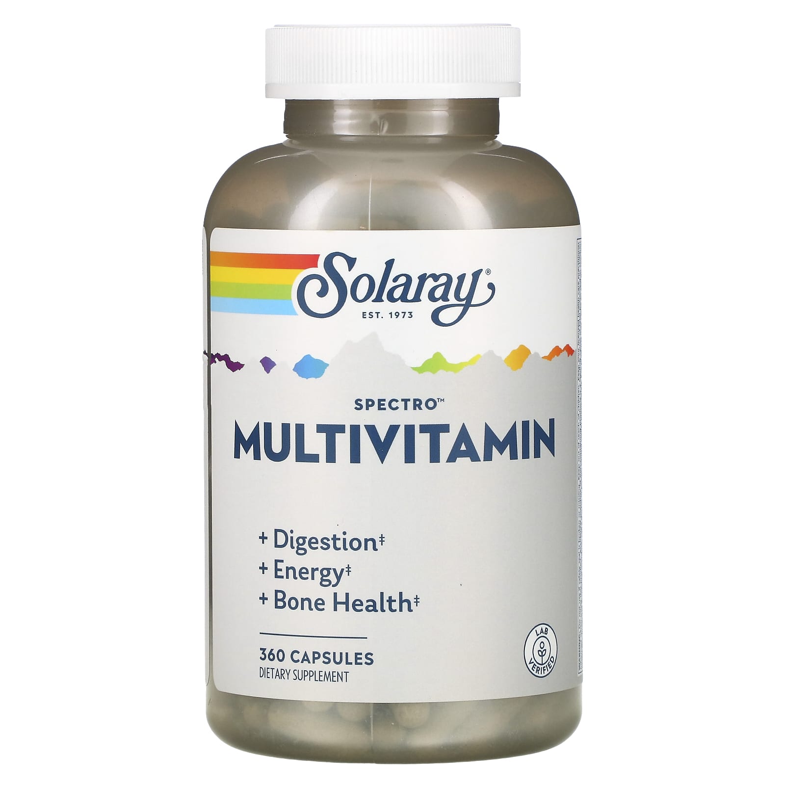 Solaray, Spectro Multivitamin, 360 Capsules - Image 1