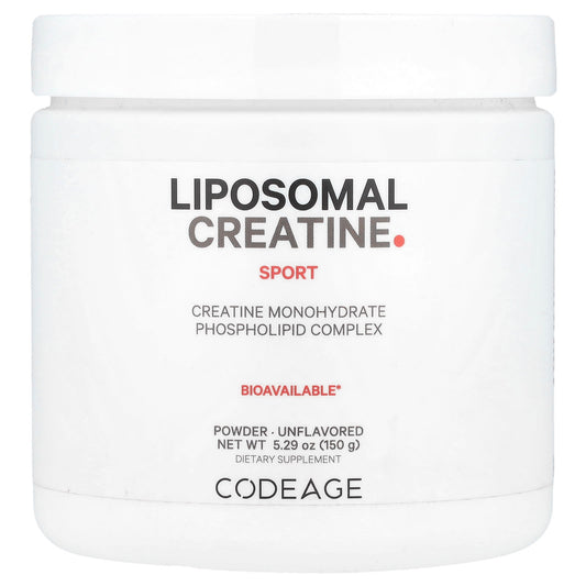 Codeage Liposomal Creatine Powder - Unflavored, 5.29 oz (150g) - Image 1