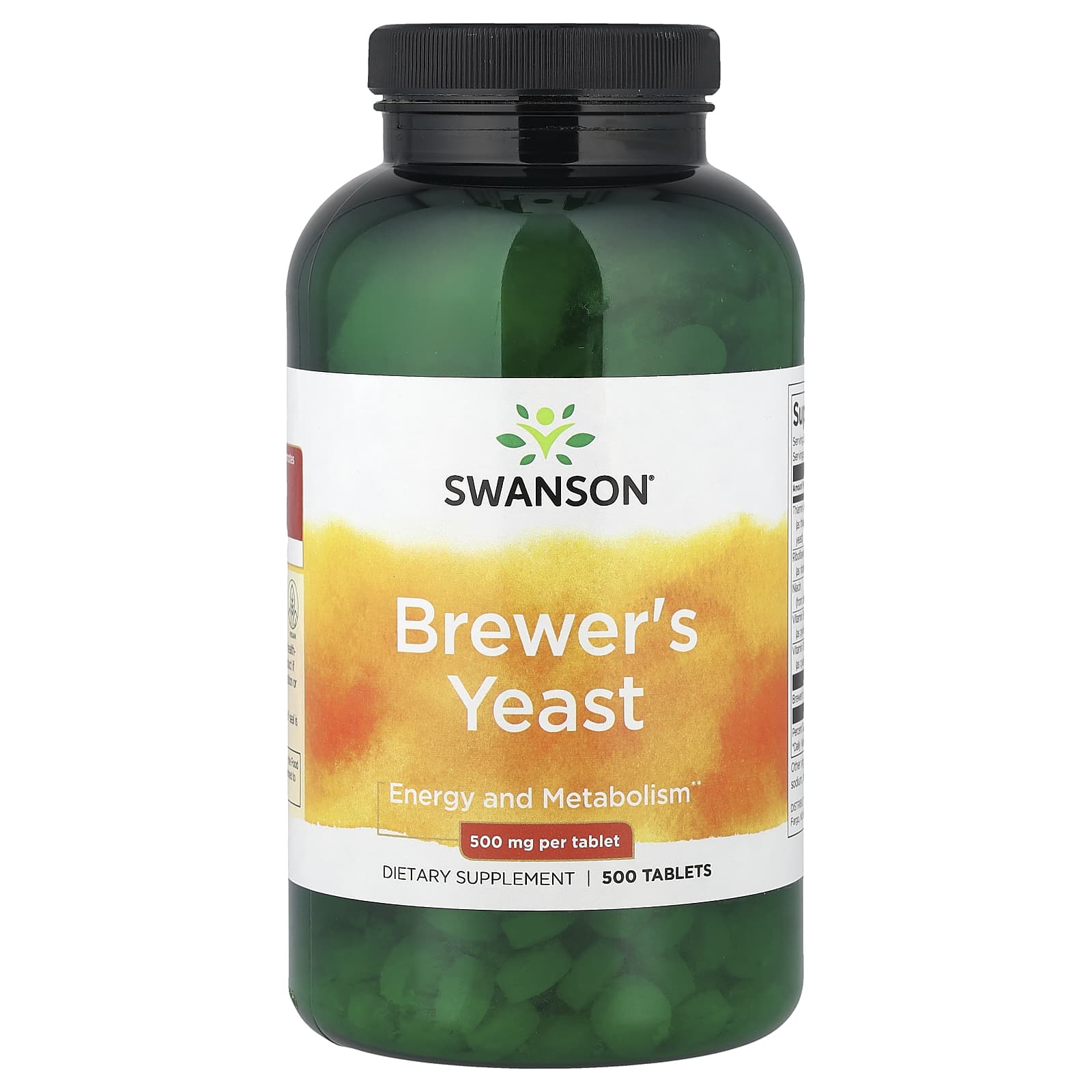 Swanson, Brewer's Yeast, 500 Tablets - Image 1