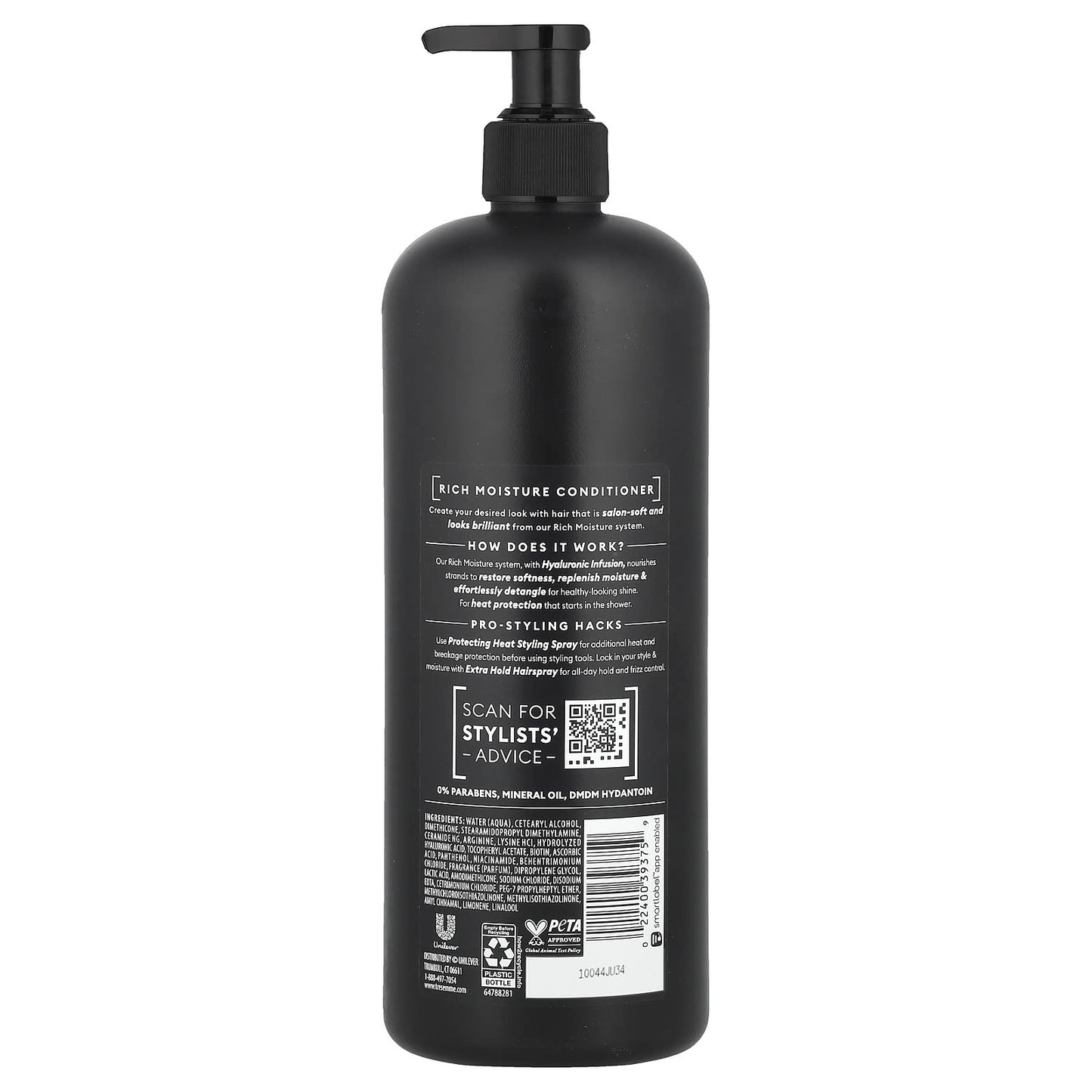 TRESemmé, Rich Moisture Conditioner, 28 fl oz (828 ml) - Image 2