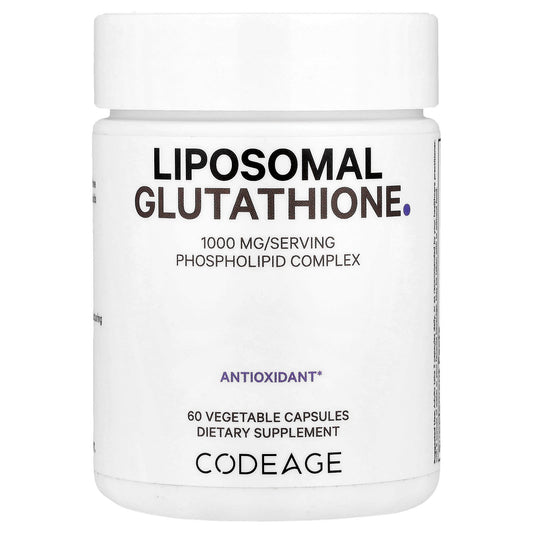 Liposomal Glutathione Supplement by CodeAge - 1000mg Reduced L-Glutathione - Image 1