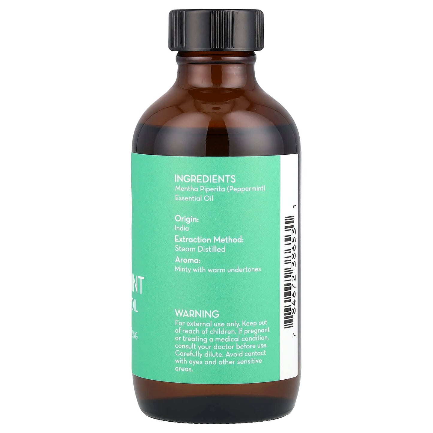 Pure Body Naturals, Essential Oil, Peppermint, 4 fl oz (120 ml) - Image 2