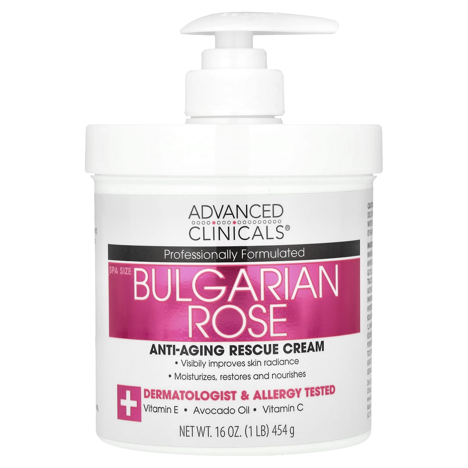 Bulgarian Rose Anti-Aging Rescue Cream for Radiant, Hydrated Skin - Image 1