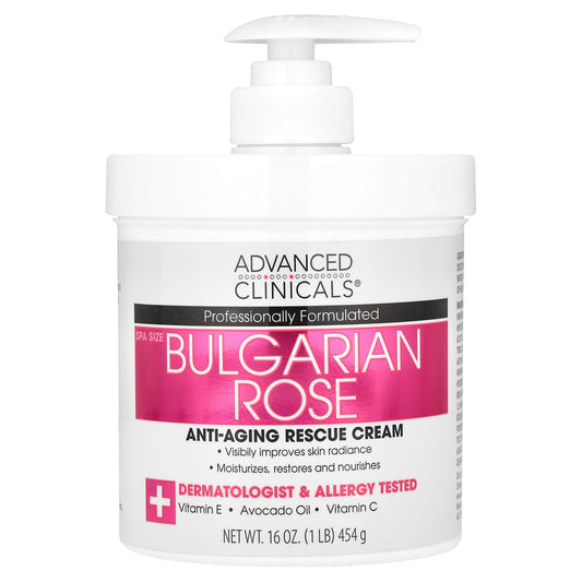 Bulgarian Rose Anti-Aging Rescue Cream for Radiant, Hydrated Skin - Image 1