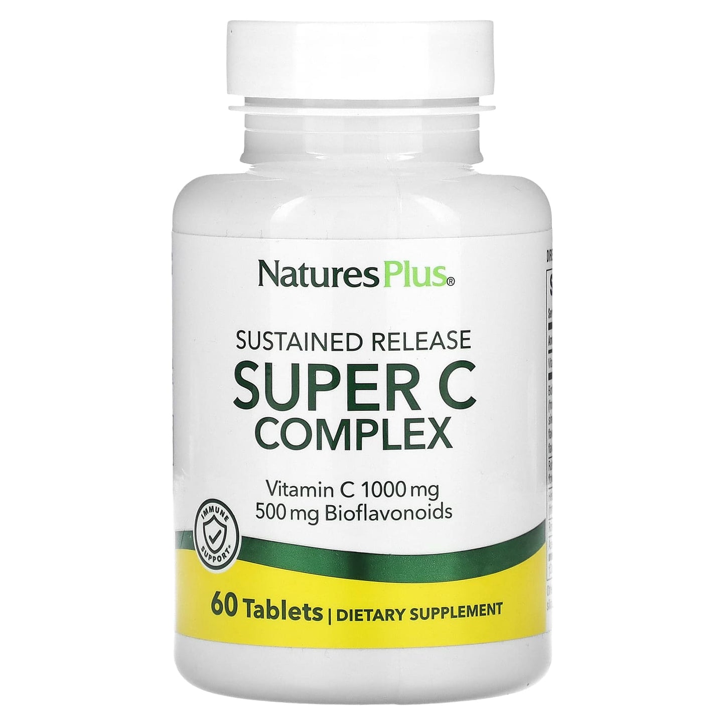 NaturesPlus, Sustained Release Super C Complex, 60 Tablets - Image 1