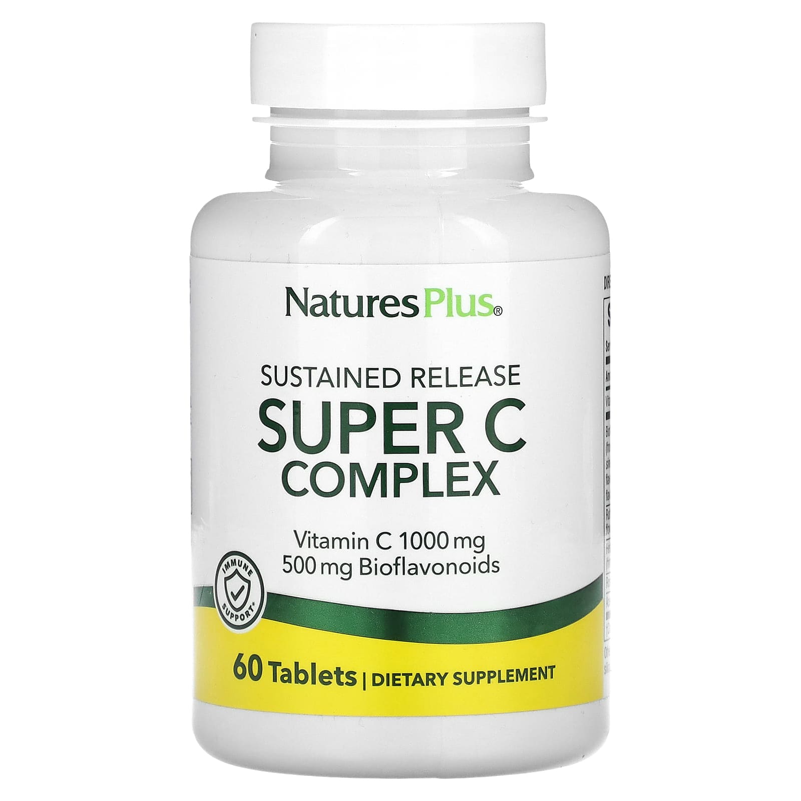 NaturesPlus, Sustained Release Super C Complex, 60 Tablets - Image 1