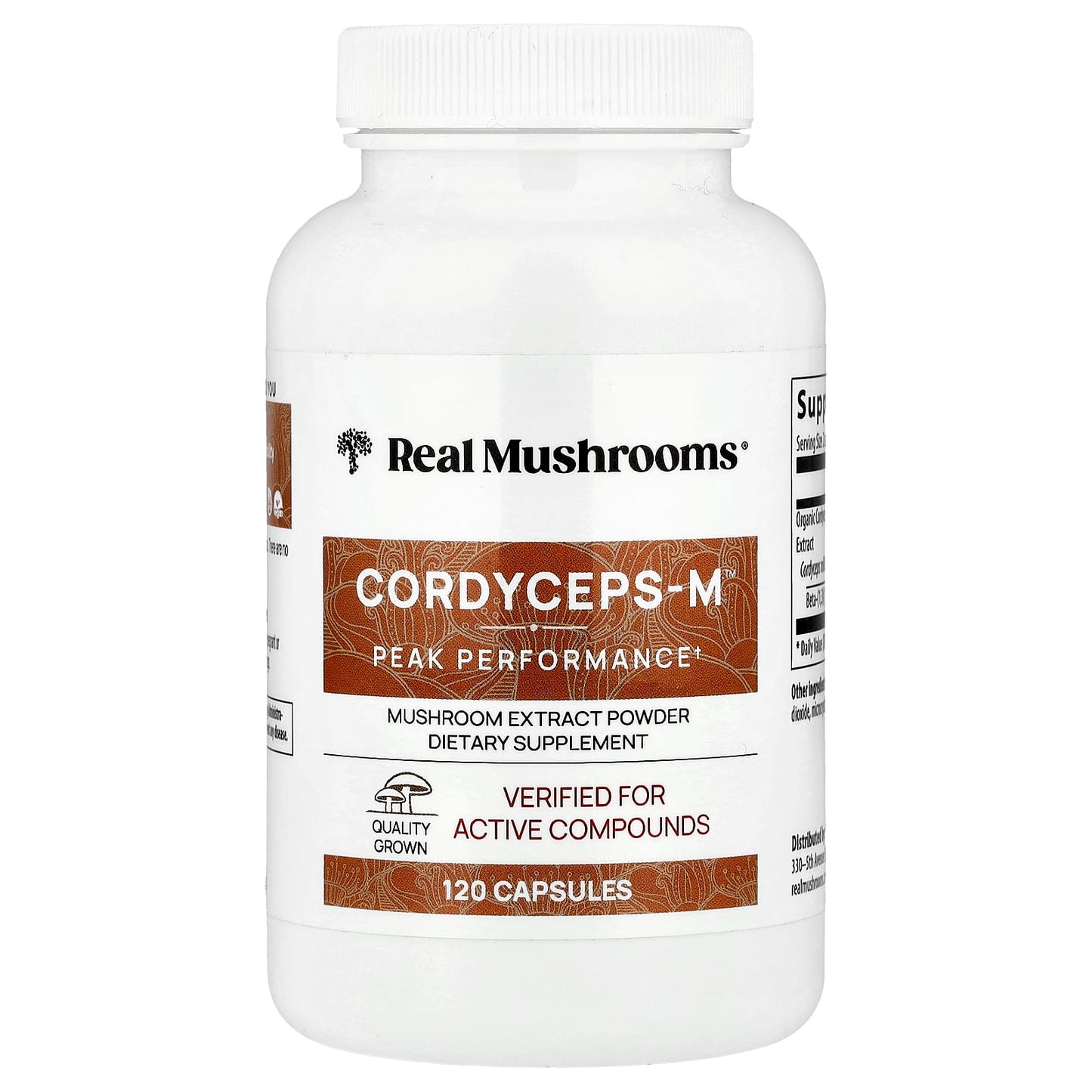 Real Mushrooms, Cordycep-M™, 120 Capsules - Image 1