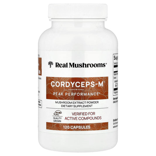 Real Mushrooms, Cordycep-M™, 120 Capsules - Image 1